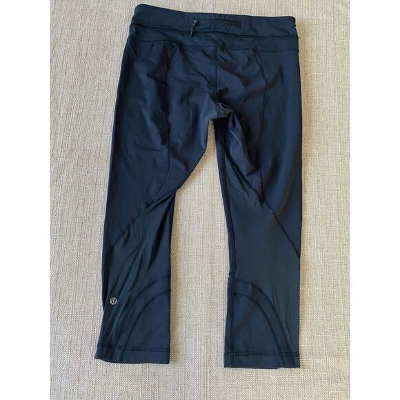 LULULEMON ATHLETICA Women's legging black crop 8 - Picture 4 of 5